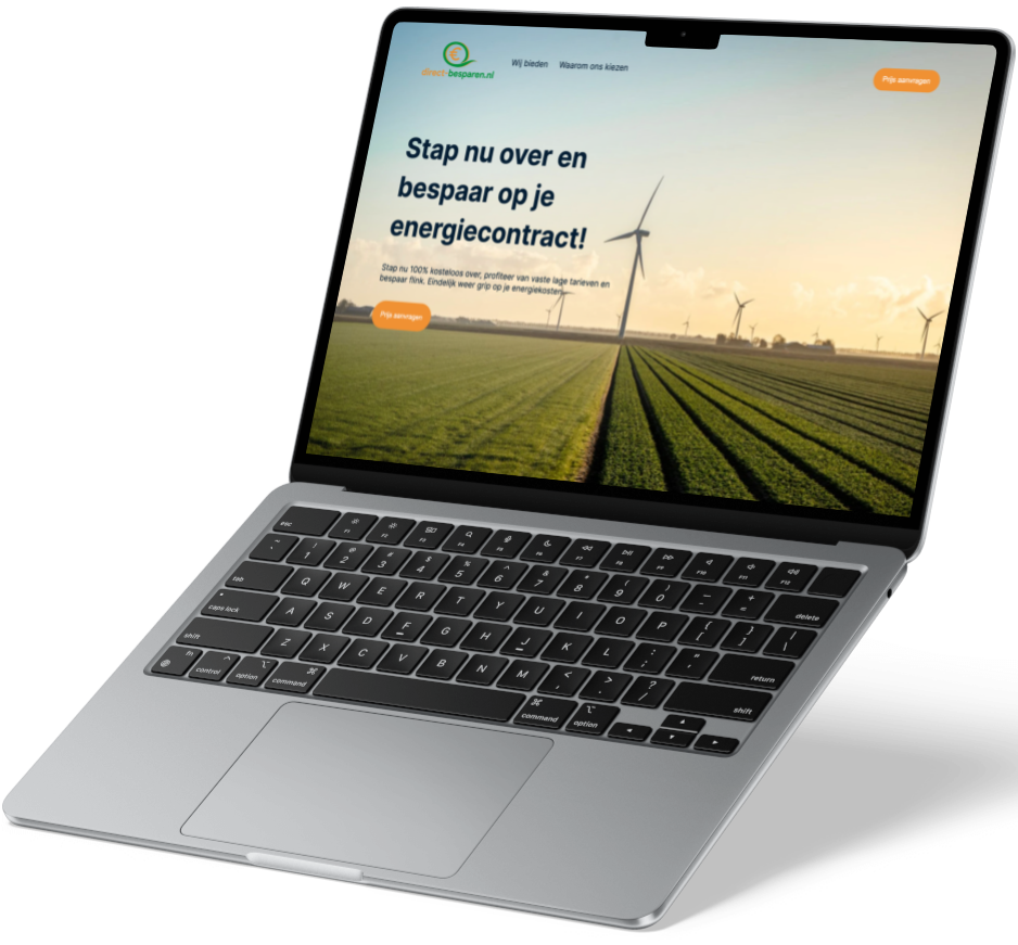 Voorbeeld van een maatwerk website